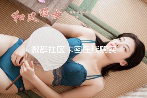 微群社区卡密在线购买